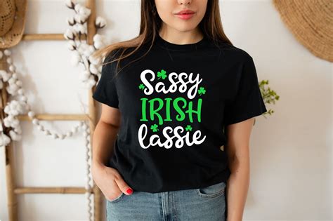 Sassy Irish Lassie St Patricks Day Shirt Sassy Shirt Etsy