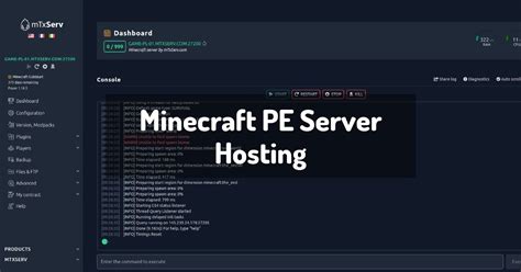Minecraft Pe Server Hosting Bedrock Edition Pocketmine