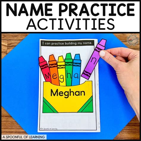 Fun Kindergarten Name Practice Activities A Spoonful Of Learning