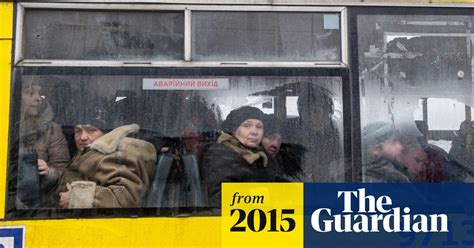 Ukraine Debaltseve Residents Flee To Kiev After Intense Fighting