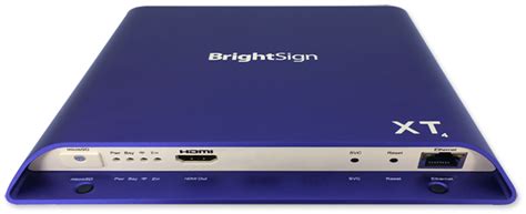 Brightsign Xt244 Standard Io 4k Dolby Vision Interactive Digital