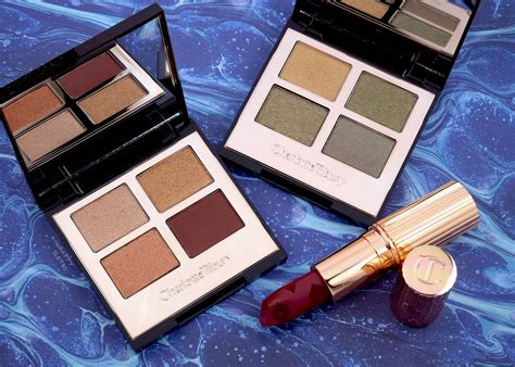 charlotte tilbury new luxury palette in queen of glow and the rebel and matte revolution