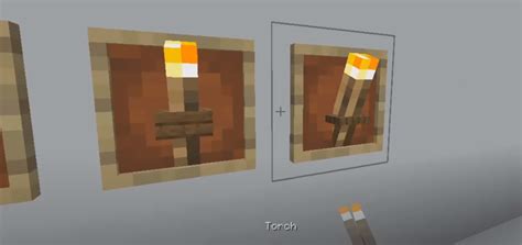How To Use Item Frames For Torch Holders Minecraft Build Recipe