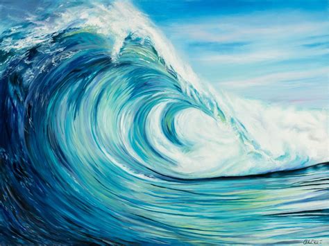 Ocean Wave Prints Andrea Kirk Art Wave Art Painting Ocean Waves