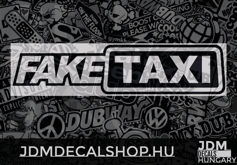 Fake Taxi Jdm Decals Hungary