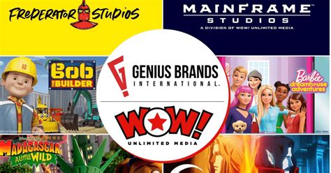 Genius Brands Announces Transformational Acquisition Of Wow Unlimited
