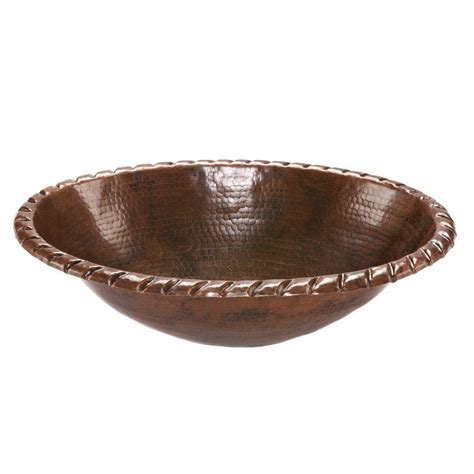 Check out our copper bathroom accessories selection for the very best in unique or custom, handmade pieces from our bathroom décor shops. Premier Copper Products Self-Rimming Oval Roped Rim ...