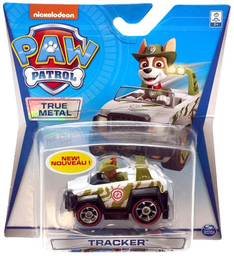 Paw Patrol True Metal Tracker Diecast Car Spin Master Toywiz