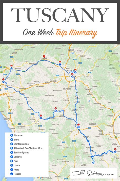 Italy Road Trip Itinerary
