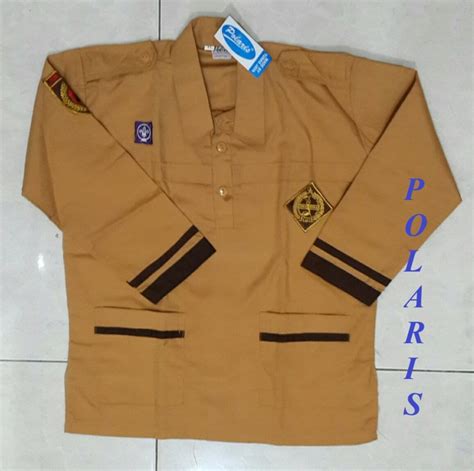 Jual baju pramuka siaga putra/putri SD, lengan panjang no 11