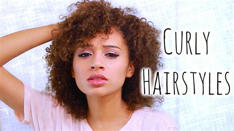 It creates a rather intense impact around the q. 5 Easy CURLY Hairstyles For School - YouTube
