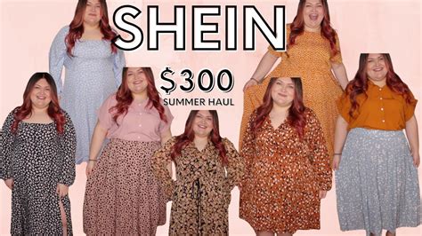 shein plus size unboxing try on haul youtube