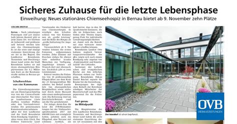 Sie ersetzt allerdings nicht die fachmännische beratung, für die wir daher einige adressen mitliefern. Sicheres Zuhause für die letzte Lebensphase - OVB ...