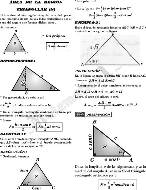 Problemas Resueltos De Triangulos Rectangulos Rectangulo Triangulo