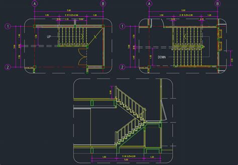 Spiral stairs cad blocks | cad block and typical drawing. Pin on ออกแบบ