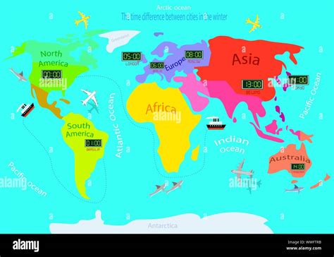 zonas horarias en un mapa del mundo la diferencia horaria entre pa ses 236600 hot sex picture