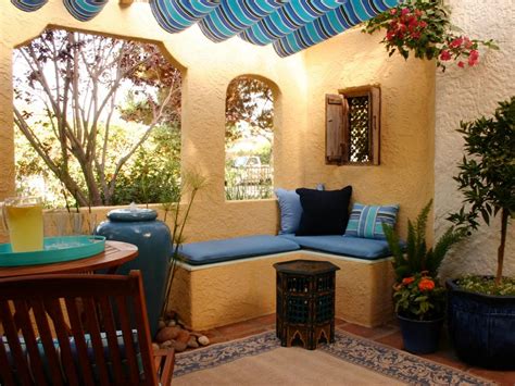 Spanish Style Stucco Patio Patio Decor Outdoor Rooms Patio Design