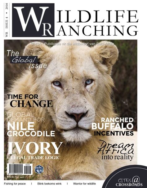 Travis C De Villiers Wildlife Ranching Issue 4 2016
