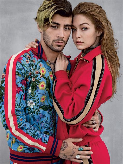 Gigi Hadid & Zayn Malik - Inez & Vinoodh for US Vogue, August 2017