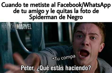 Nación Marvel Eso De Ser Malo Me Hace Muy Feliz Spidernoir Facebook