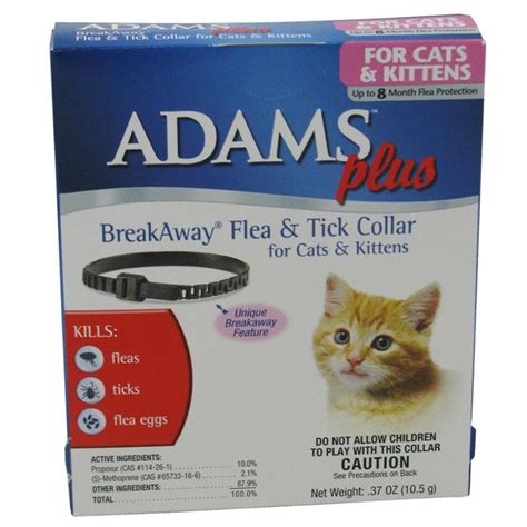 A congressional subcommittee has asked that a popular flea and tick collar be recalled after being linked to the deaths of close to 1. Adams Plus Breakaway Flea and Tick Collar for cats and kittens