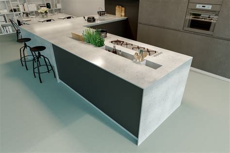 Technistone Noble Areti Bianco Solid Surface