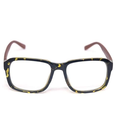 Inspired Square Nerd Horn Rimmed Eye Glasses Classic Vintage Geek Clear