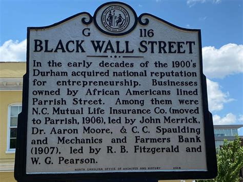 Did You Know There Was Once A Black Wall Street In Durham Called