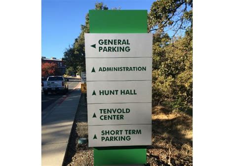 Outdoor Directional Signs East Bay Ca Sequoia Signs And Graphics