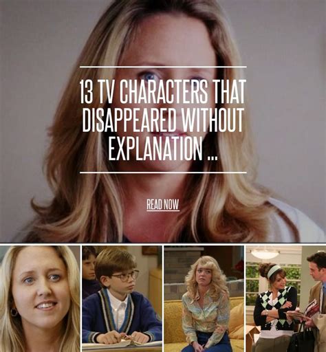 13 Tv Characters That Disappeared Without Explanation Tv