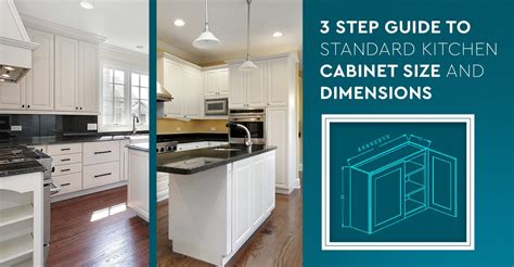 3 Step Guide To Standard Kitchen Cabinet Size And Dimension Simply