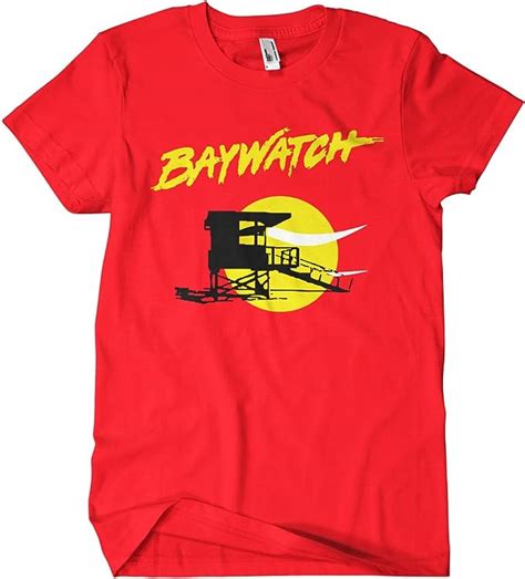 Baywatch Logo T Shirt Amazonde Bekleidung