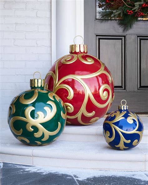 Outdoor Christmas Ornament, Large  Large christmas ornaments, Large