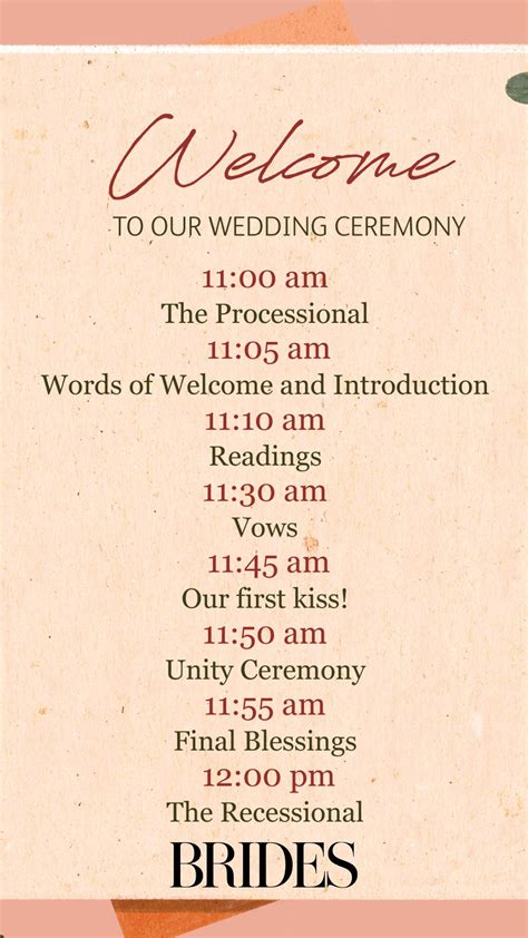Traditional Wedding Ceremony Order Order Of Wedding Ceremony Wedding