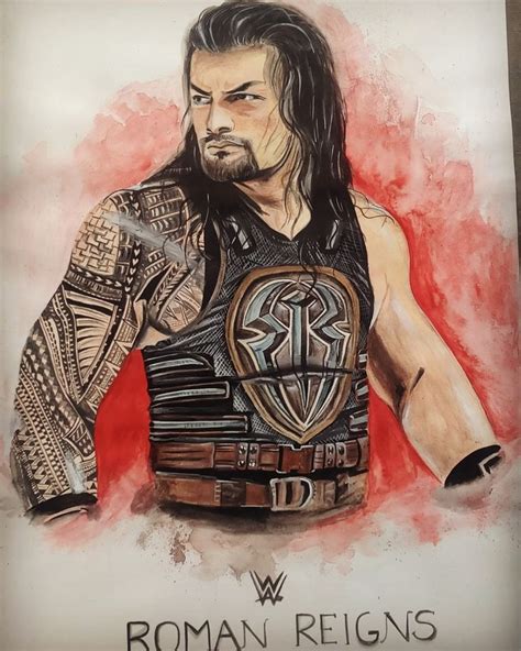 Roman Reigns Drawing Photos Roman Reigns Drawing Draw Wwe Wrestlers