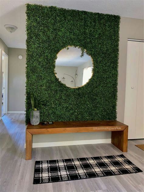 Home Décor Modern And Unique Artificial Grass Wall Design And Ideas