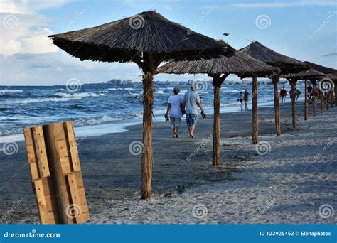 Summer Relax On Blue Beach In Mamaia Romania Editorial Photography Image Of Lifestyle