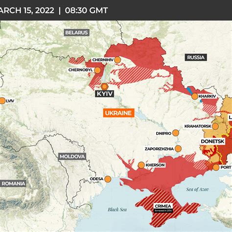 Map Of Ukraine War 2022 Get New Map Update