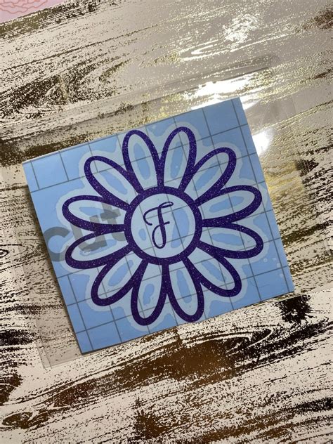 Daisy Decal Custom Made Custom Daisy Vinyl Decal Etsy