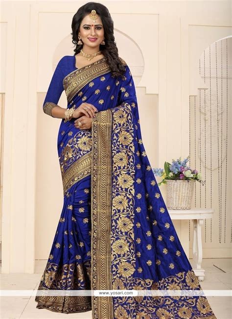 It is very easy diy.i got everything i used in this video only for rs. Buy Art Silk Blue Designer Traditional Saree | Wedding Sarees