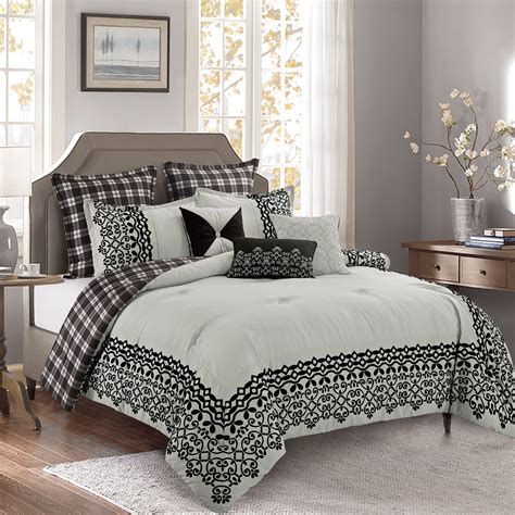 Hgmart Bedding Comforter Set Bed In A Bag 8 Piece Luxury Reversible
