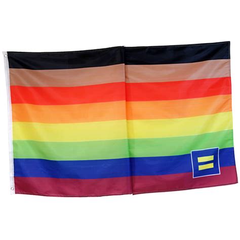 More Color More Pride Rainbow Pride Flag HRC