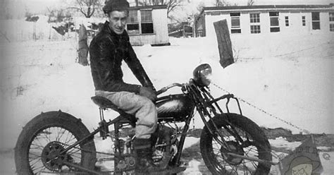 How to ride a motorcycle in the snow: Vintage Snow Machines - Riding Vintage
