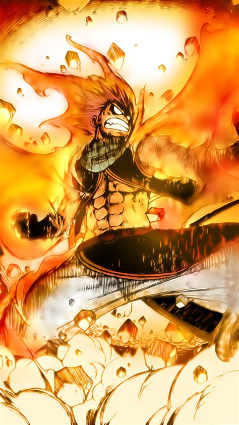 Fairy Tail Natsu Wallpaper Iphone 50 Fairy Tail Iphone Wallpaper On