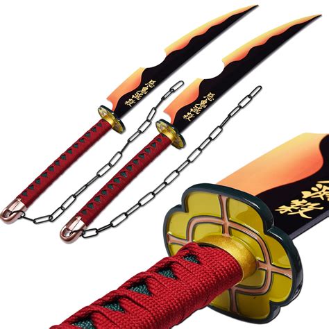 Buy ziqing Katana Anime Cosplay , Demon Slayer Real Metal, Rengoku