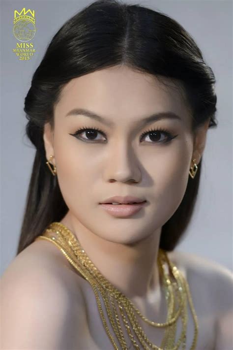 Khin Yadanar Thein Myint Miss Myanmar World 2015 Contestant Photo