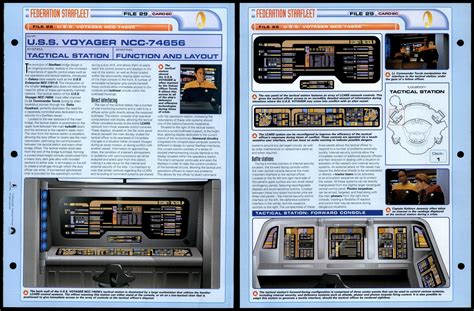 Tactical Station Uss Voyager Star Trek Fact File Page