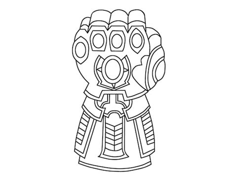 Aggregate More Than 85 Thanos Gauntlet Sketch Ineteachers