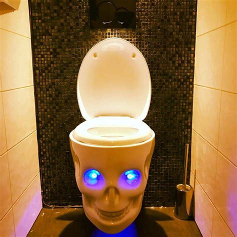 These Light Up Skull Toilets Are Voice Activated And Sell For Over K