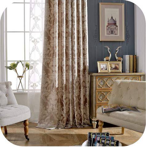 Best Blackout Curtains Thick European Classic Jacquard Curtains For